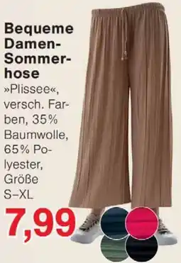 Wiglo Wunderland Bequeme Damen Sommerhose Angebot