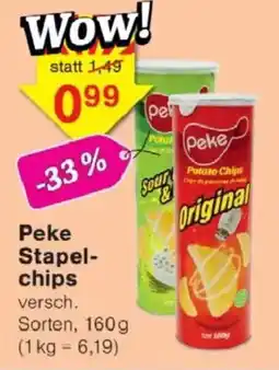 Jawoll Peke Stapelchips Angebot