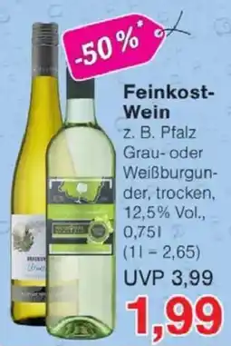 Jawoll Feinkost Wein Angebot