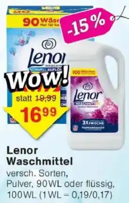 Jawoll Lenor Waschmittel Angebot