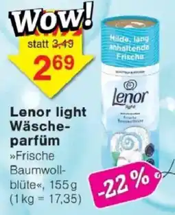 Jawoll Lenor light Wäscheparfüm Angebot