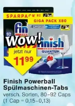 Jawoll Finish Powerball Spülmaschinen-Tabs Angebot