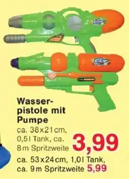 Jawoll Wasserpistole mit Pumpe Angebot