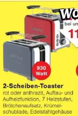 Jawoll 2-Scheiben-Toaster Angebot