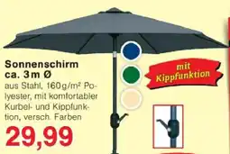 Jawoll Sonnenschirm Angebot
