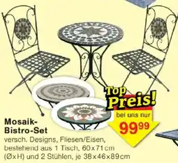 Jawoll Mosaik Bistro-Set Angebot