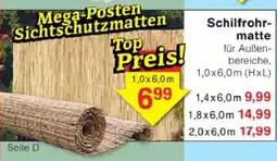 Jawoll Schilfrohrmatte Angebot