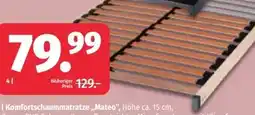 Segmüller BeCo Matratzen Lattenrost Medistar Angebot