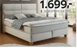 XXXLutz Beldomo Boxspringbett Miami - Silber Angebot