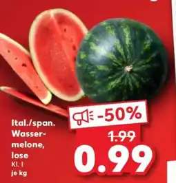 Kaufland Ital./span. Wassermelone, lose Angebot