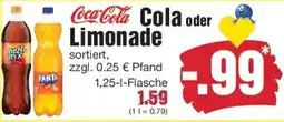 Edeka Coca Cola oder Limonade Angebot