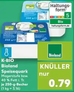 Kaufland K-BIO Bioland Speisequark Angebot