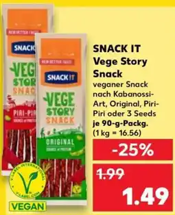 Kaufland SNACK IT Vege Story Snack Angebot