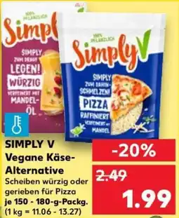 Kaufland Simply V Vegane Käse Alternative Angebot
