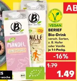 Kaufland Vegan berief bio-drink Angebot