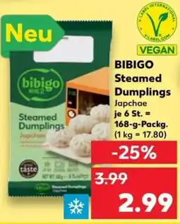 Kaufland bibigo Steamed Dumplings Angebot