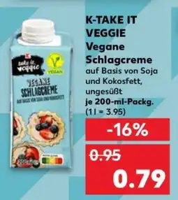 Kaufland K-TAKE IT Vegane Schlagcreme Angebot