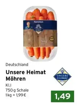 CAP Markt Deutschland Unsere Heimat Möhren Angebot