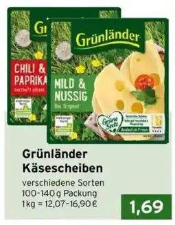 CAP Markt Grünländer Käsescheiben Angebot