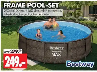 Wreesmann Bestway frame pool-set Angebot