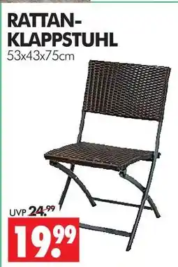 Wreesmann Rattan-klappstuhl Angebot