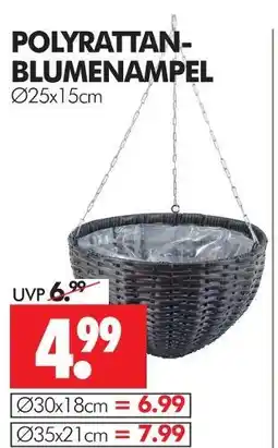 Wreesmann Polyrattan-blumenampel Angebot