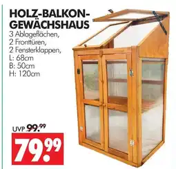 Wreesmann Holz-balkon-gewächshaus Angebot