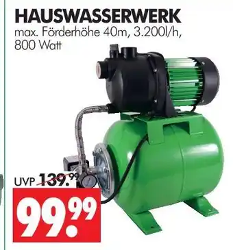 Wreesmann Hauswasserwerk Angebot