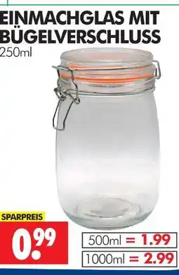Wreesmann Einmachglas mit bügelverschluss Angebot