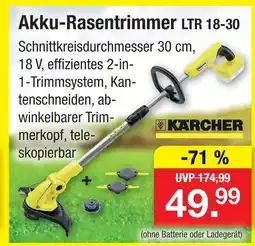 Zimmermann Kärcher akku-rasentrimmer ltr 18-30 Angebot