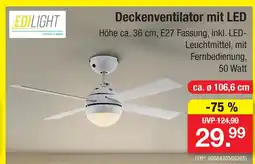 Zimmermann Edilight deckenventilator mit led Angebot