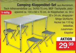 Zimmermann Camping-klappmöbel-set Angebot