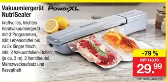 Zimmermann Powerxl vakuumiergerät nutrisealer Angebot