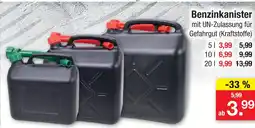 Zimmermann Benzinkanister 5 l Angebot