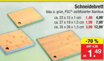 Zimmermann Schneidebrett Angebot