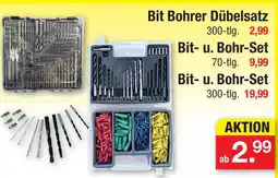 Zimmermann Bit bohrer dübelsatz Angebot