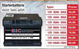 Zimmermann Big starterbatterie 12v 36ah 300a Angebot