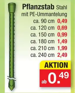 Zimmermann Pflanzstab stahl ca. 90 cm Angebot