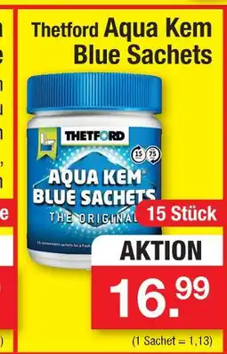 Zimmermann Thetford aqua kem blue sachets Angebot