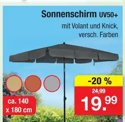 Zimmermann Sonnenschirm uv50+ Angebot