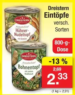 Zimmermann Dreistern eintöpfe Angebot