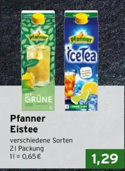 CAP Markt Pfanner Eistee Angebot