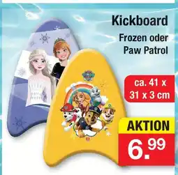 Zimmermann Kickboard frozen oder paw patrol Angebot