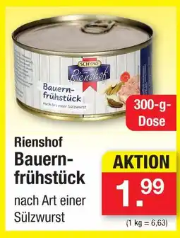 Zimmermann Schypke rienshof bauernfrühstück Angebot