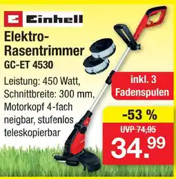 Zimmermann Einhell elektro-rasentrimmer gc-et 4530 Angebot