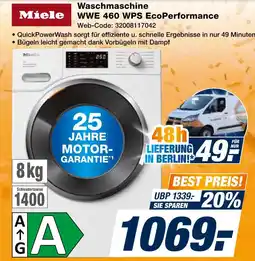 Expert Miele wwe 460 wps ecoperformance waschmaschine Angebot