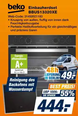 Expert Beko einbauherdset bbus13320xe Angebot