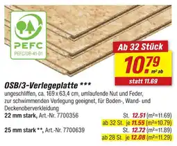 toom Baumarkt Osb/3-verlegeplatte 22 mm stark Angebot