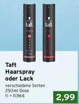 CAP Markt Taft Haarspray Angebot