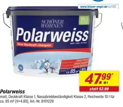 toom Baumarkt Schöner wohnen polarweiss Angebot